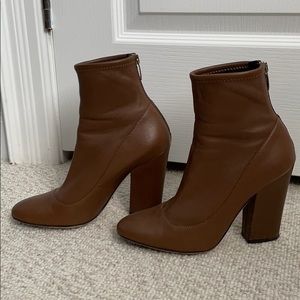 Sergio Rossi Virginia stretch-leather sock boots